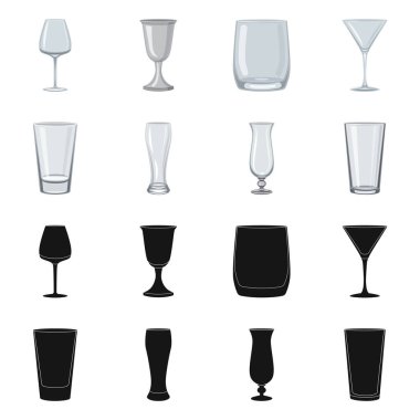 Form ve kutlama logo vektör Illustration. Hisse senedi için form ve birim vektör simge kümesi.