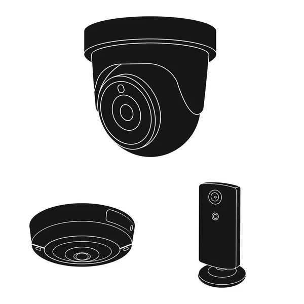 Cctv kamera simgesi vektör tasarımı. Cctv ve sistem hisse senedi simgesi için web topluluğu. — Stok Vektör