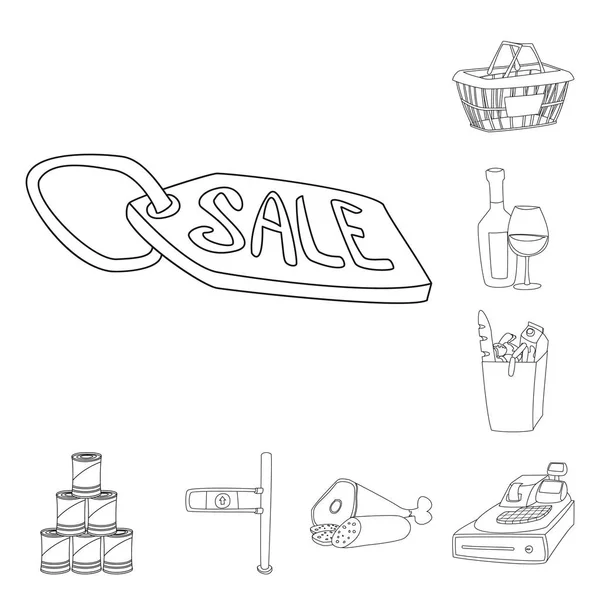 Design vetorial do ícone de comida e bebida. Coleta de comida e armazenamento vetor ícone para estoque . — Vetor de Stock