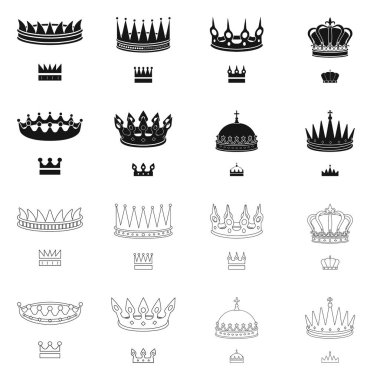 Ortaçağ yalıtılmış nesne ve asalet simgesi. Ortaçağ topluluğu ve monarşi hisse senedi vektör çizim.