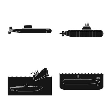 Teknolojinin yalıtılmış nesnesi ve filo simgesi. Stok lar için teknoloji ve donanma vektör simgesi seti.