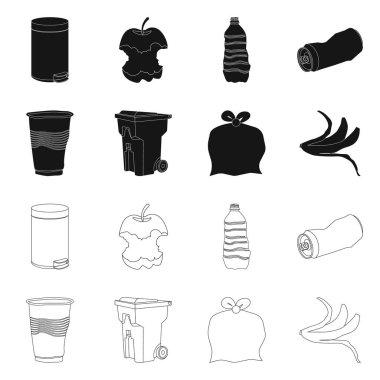 Tasarım döküm ve sıralama işareti vektör. Döküm ve hisse senedi için önemsiz vektör simge kümesi.