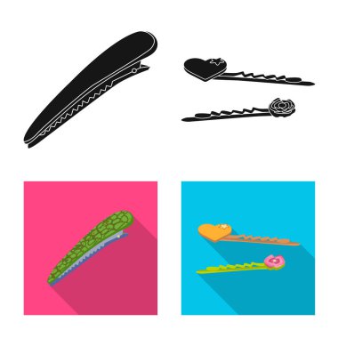 Güzellik ve moda sembolü yalıtılmış nesne. Güzellik ve kadın hisse senedi vektör çizim.