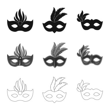 Lüks ve kutlama sembolü yalıtılmış nesne. Hisse senedi için lüks ve Gizle vektör simge topluluğu.