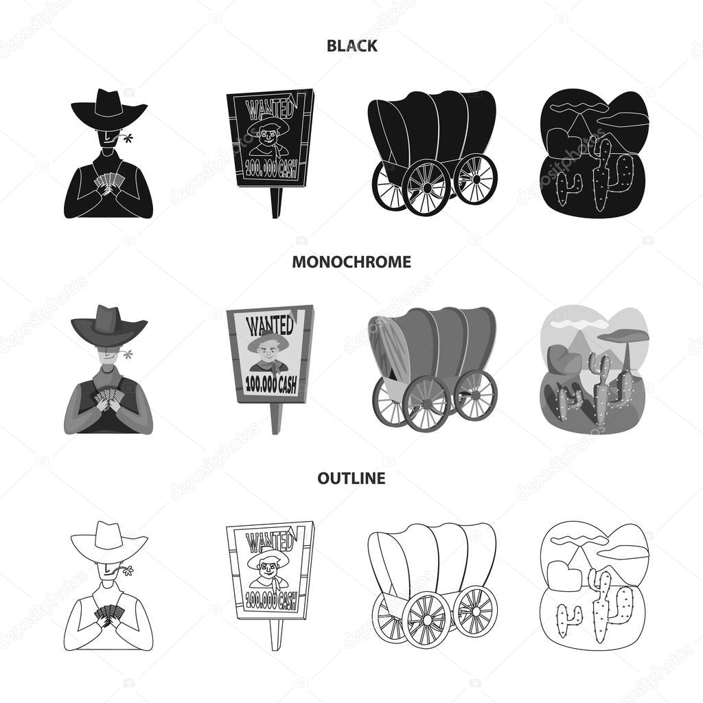 Isolated object of texas and history logo. Collection of texas and culture vector icon for stock.