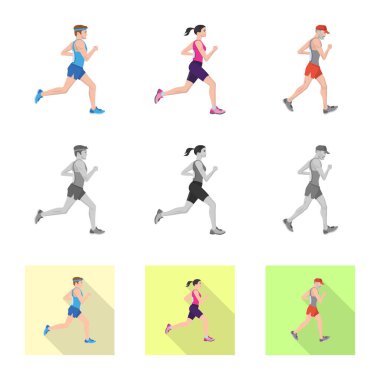 Spor ve kazanan işareti vektör Illustration. Spor ve fitness hisse senedi vektör çizim topluluğu.