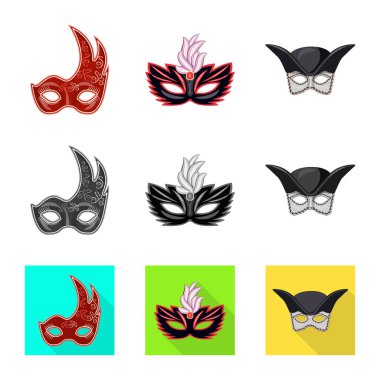 Lüks ve kutlama sembolü yalıtılmış nesne. Lüks ve Gizle hisse senedi vektör çizim topluluğu.