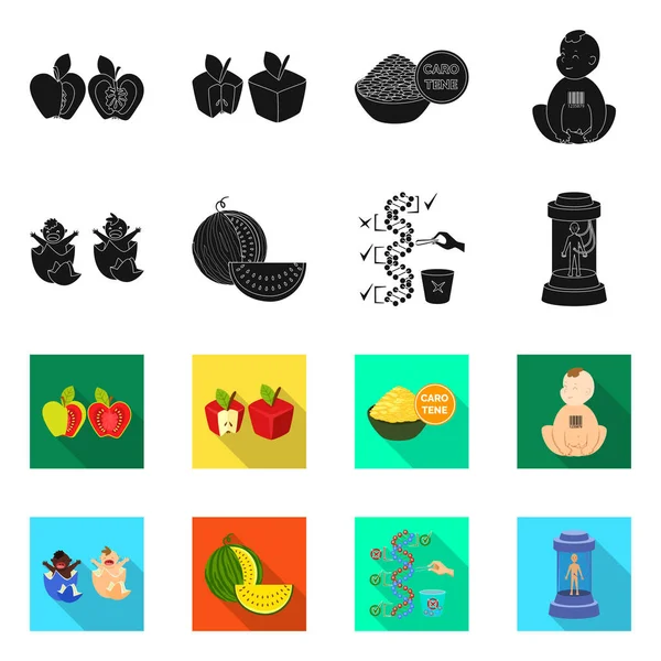 Test ve sentetik logo yalıtılmış nesne. Web test ve laboratuvar hisse senedi simgesi kümesi.