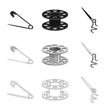 El sanatları ve el sanatları sembolü yalıtılmış nesne. Zanaat ve sanayi stok vektör çizim topluluğu.