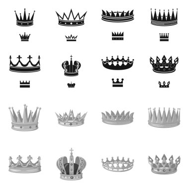 Ortaçağ yalıtılmış nesne ve asalet simgesi. Ortaçağ topluluğu ve monarşi hisse senedi simgesi web için.