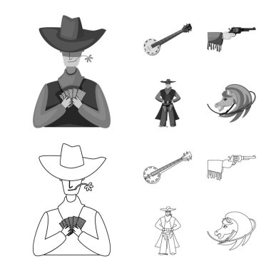 Texas ve tarih simgesivektör tasarımı. Web için texas ve kültür stok sembolü koleksiyonu.
