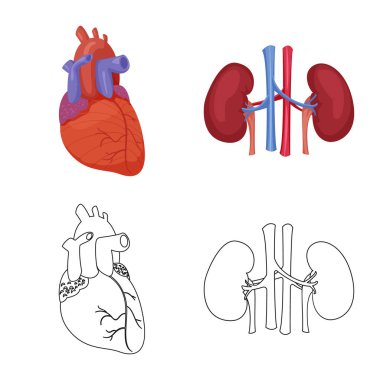 Vücut ve insan logo vektör çizimi. Vücut ve tıbbi hisse senedi vektör çizim.