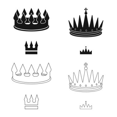 Vektör çizim Ortaçağ ve asalet oturum açın. Monarşi hisse senedi vektör çizim ve Ortaçağ kümesi.