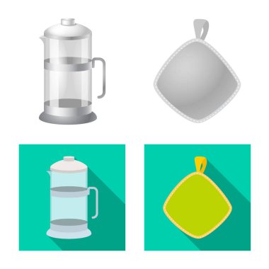 Mutfak ve yemek sembol yalıtılmış nesne. Web için mutfak ve cihaz hisse senedi simgesi kümesi.