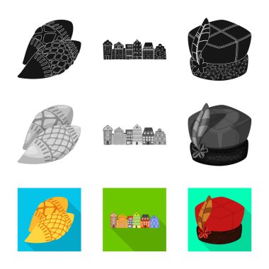 Vektör tasarımı geleneksel ve tur kutsal kişilerin resmi. Simge stok vektör çizim ve geleneksel dizi.