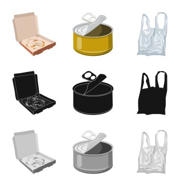 Vektör çizimi dökümü ve sıralama işareti. Döküm ve hisse senedi için önemsiz vektör simge kümesi.