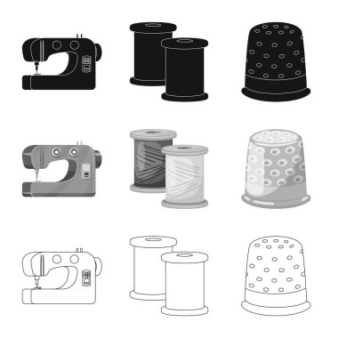 El sanatları ve el sanatları logo vektör tasarımı. Hisse senedi için craft ve sanayi vektör simge kümesi.