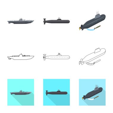 Savaş ve gemi sembolü yalıtılmış nesne. Savaş ve filo hisse senedi simgesi için web topluluğu.