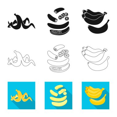 Doğal ve vejetaryen işareti vektör tasarımı. Doğal ve yeme hisse senedi simgesi için web topluluğu.