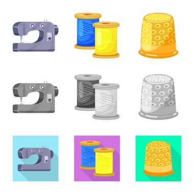 El sanatları ve el sanatları logo vektör tasarımı. Zanaat ve sanayi stok vektör çizim seti.