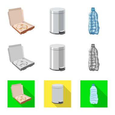 Vektör çizimi dökümü ve sıralama işareti. Döküm ve önemsiz hisse senedi simgesi için web topluluğu.