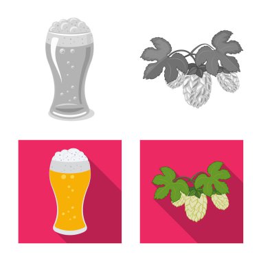 Bar ve pub simge vektör tasarımı. Pub ve iç hisse senedi simgesi için web topluluğu.