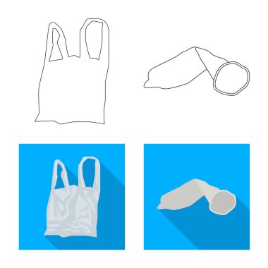 Döküm ve sıralama sembolü yalıtılmış nesne. Dizi dökümü ve önemsiz hisse senedi vektör çizim.