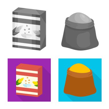 Mısır tarlası ve sebze sembolü yalıtılmış nesne. Mısır tarlası ve vejetaryen hisse senedi vektör çizim koleksiyonu.