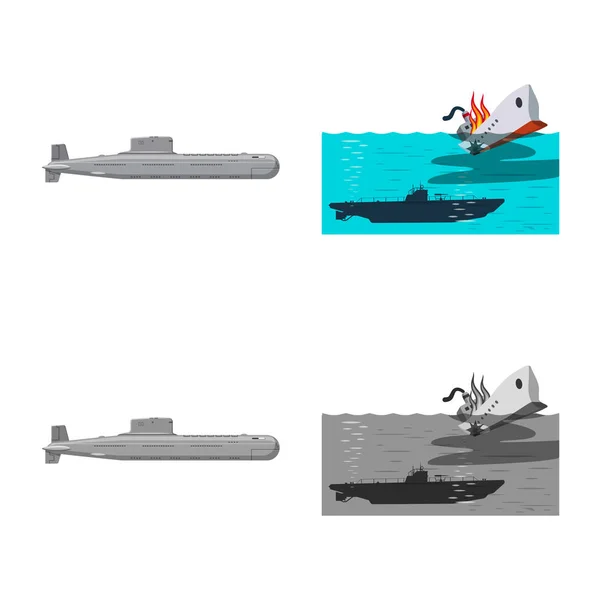 Izolovaný objekt ikony válce a lodí. Sada válce a loďstva burzovní symbol pro web. — Stockový vektor