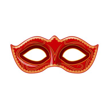 Karnaval ve tiyatro sembolü izole nesne. Web için karnaval ve gizem stok sembolü Koleksiyonu.