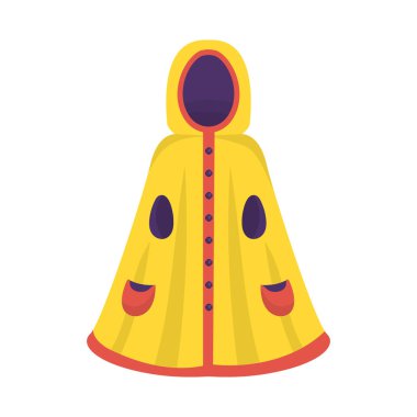 Pelerin ve kız logosu vektör illüstrasyon. Stok lar için pelerin ve süslü vektör simgesi seti.