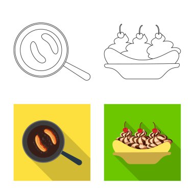 Doğal ve vejetaryen simgesi yalıtılmış nesne. Doğal ve yeme hisse senedi simgesi için web topluluğu.