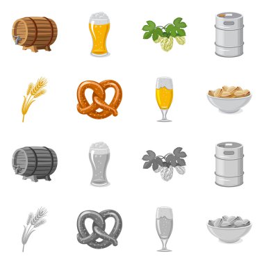 Tasarım işareti bar ve Pub vektör. Pub ve iç hisse senedi simgesi için web topluluğu.