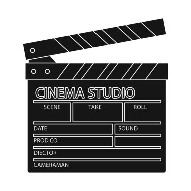 Oturum ve görüntüleme sembolünün vektör çizimi. Oturum ve tiyatro stok vektör illüstrasyon seti.