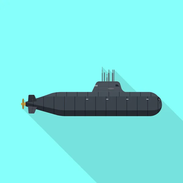 Conception vectorielle de l'icône militaire et nucléaire. Collection d'icônes vectorielles militaires et de navires pour stock . — Image vectorielle