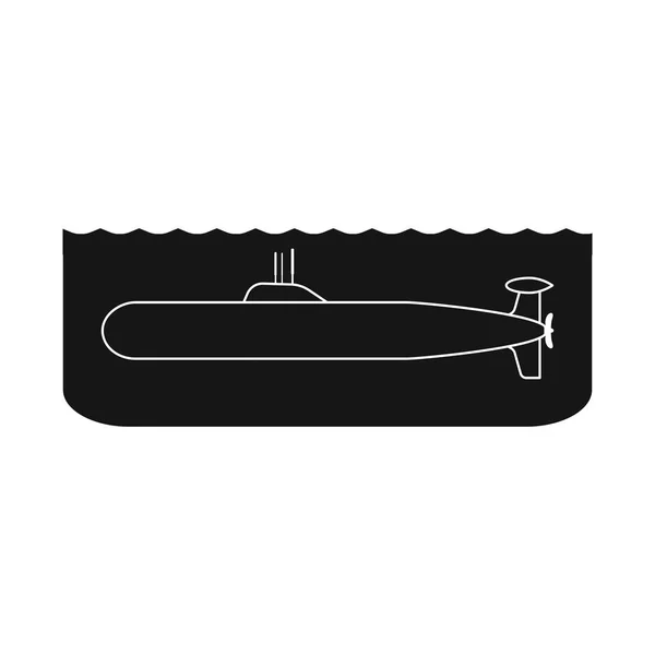 Ilustración vectorial de tecnología e icono de flota. Colección de ilustración vectorial de tecnología y stock naval . — Vector de stock