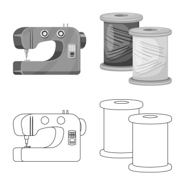 El sanatları ve el sanatları simgesi yalıtılmış nesne. Hisse senedi için craft ve sanayi vektör simge kümesi.