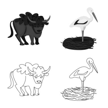 Vektör tasarımı geleneksel ve tur işareti. Geleneksel topluluğu ve Simgesel hisse senedi için simge vektör.