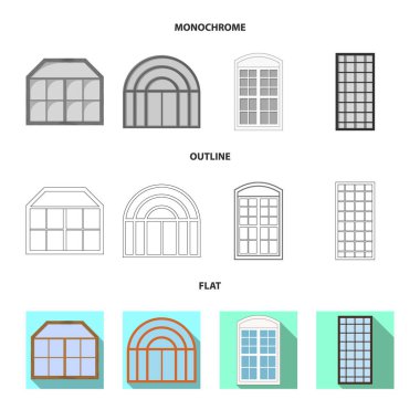 Kapı ve ön sembol yalıtılmış nesne. Kapı ve ahşap hisse senedi simgesi için web topluluğu.
