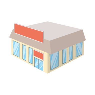 Kitapçı ve pazar simgesi vektör illüstrasyon. Web için kitapçı ve ticari stok sembolü seti.