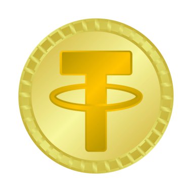 Sikke ve altın logo izole nesne. Hisse senedi için bozuk para ve ödeme vektör simgesinin toplanması.