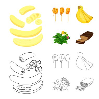 Vektör çizim doğal ve vejetaryen sembolü. Doğal ve yeme hisse senedi vektör çizim topluluğu.