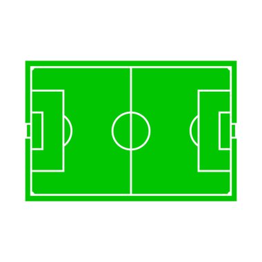 Futbol ve stadyum simgesinin izole nesnesi. Stok için futbol ve hedef vektör simgesinin toplanması.
