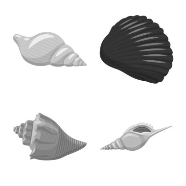 Akvaryum ve su sembolü vektör tasarımı. Web için akvaryum ve dekorasyon stok sembolü Koleksiyonu.