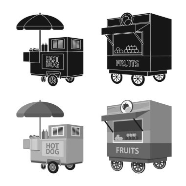 İzole pazarlama ve çadır sembolü nesnesi. Web için pazarlama ve açık hava hisse senedi seti.