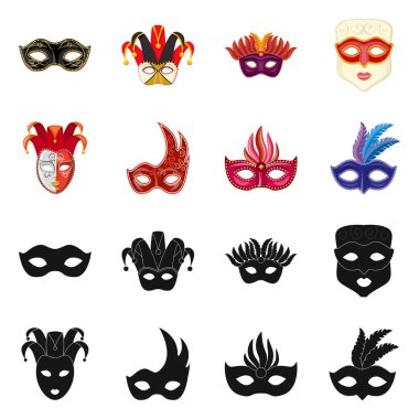 Lüks ve kutlama simgesi yalıtılmış nesne. Lüks ve Gizle hisse senedi vektör çizim topluluğu.