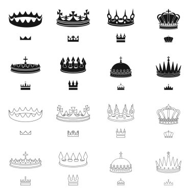 Vektör tasarımı Ortaçağ ve asalet oturum açın. Ortaçağ kümesi ve monarşi hisse senedi simgesi web için.
