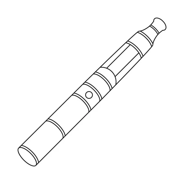 Ilustração vetorial do símbolo cigarro e vape. Conjunto de cigarros e ilustração eletrônica do vetor de estoque . — Vetor de Stock