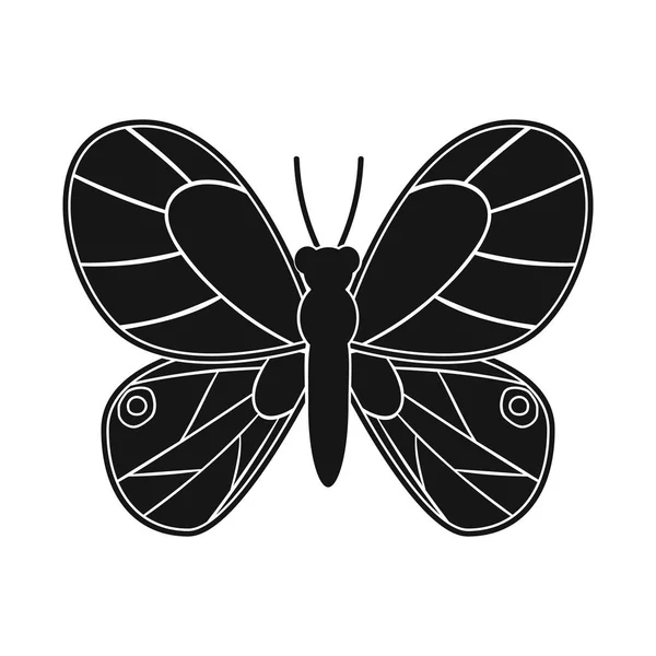 Projeto vetorial de borboleta e símbolo amarelo. Coleção de borboleta e ilustração vívida do vetor de estoque . — Vetor de Stock