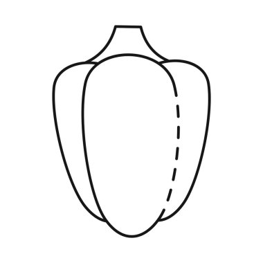 Biber ve madde sembolü vektör tasarımı. Stok için biber ve pişirme vektör simgesi koleksiyonu.